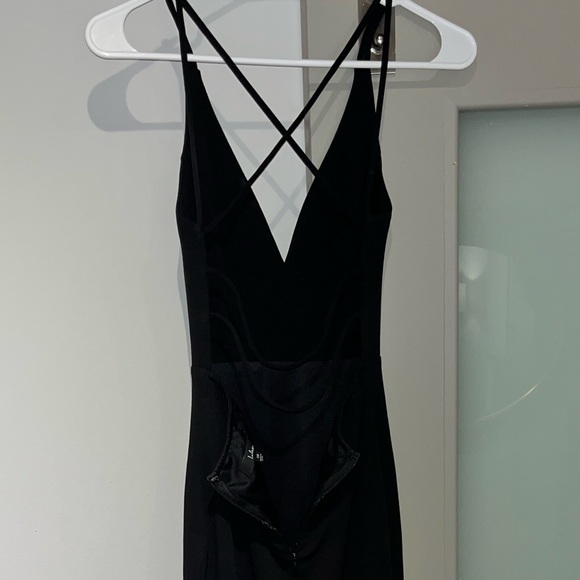 Lulus All this Allure Black Strappy Backless Mermaid Maxi Dress - Picture 6 of 7